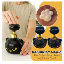 Cute Cat Foam Soap Dispenser Funny Cute Cat Flower Shape Foam Soap Pump Bottles Cat Lover Gift for Bathroom,Kitchen