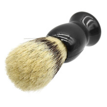 2X Soft Boar Bristle Wood Beard Brush Hairdresser Shaving Tool Men Mustache Comb Kit Shaving Stand Holder Set