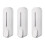 3X Soap Dispenser Wall Mount, 350Ml Hand Liquid Shampoo Shower Gel Dispenser for Bathroom Kitchen Office White 1