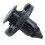 60 pieces Plastic Parts 8 mm Black Hole Bumper Rivet Clip Closure 3