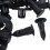 60 pieces Plastic Parts 8 mm Black Hole Bumper Rivet Clip Closure 8
