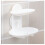 2X Double Soap Dish Strong Suction Soap Holder Cup Tray for Shower Bathroom (White) 3