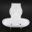 2X Double Soap Dish Strong Suction Soap Holder Cup Tray for Shower Bathroom (White) 5