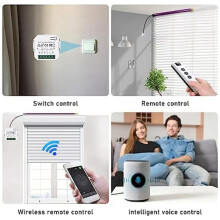 Tuya WiFi Curtain Controllers Roller Blinds Shutter Motor Life APP Remote Control Alexa Home