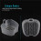 5X Dark  Denture Case, Denture Cup with Strainer, Denture Bath Box False Teeth Box with Basket Net Container Holder 4
