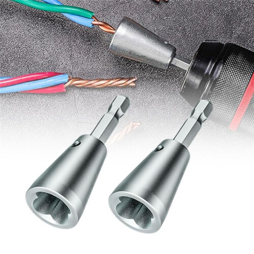 Wire Twisting Tool Wire Twister Wire Connector,Wire Twisting Tool Wire Stripper Tool Wire Twister Tool for Drill 2
