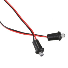 3X 12V Flashing Dummy Fake Car Alarm Dash Mount LED Light(Red)