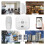 Tuya Home Security  Anti-Theft WiFi Alarm System Door Motion Sensor  App Control 80dB Alarm System US 3