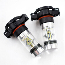 4X 5202 H16 PS24W High Power 100W 6000K Super White LED Fog Drl Lights Bulb