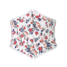 Atmungsaktives Taillentrainer-Korsett, Stickerei,-Blumen XL