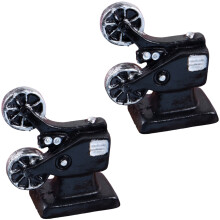 2Pcs Mini Appliance Ornaments Plastic Resin Furniture-projector
