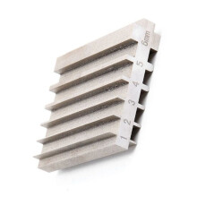 Leather DIY Grinder Leather Wide Shovel Edger Grinding Repair Tool Rhombic Grinder