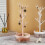 Branch Jewelry Rack with Rotatable Base and Storage Box Tree Tower Rack Hanging Organizer, 3