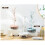 Branch Jewelry Rack with Rotatable Base and Storage Box Tree Tower Rack Hanging Organizer, 6