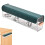Multi Functional Storage Box, Punch Free Multifunctional Storage Box, Clear Wall Mounted Drawer Organizer Dark Green 3
