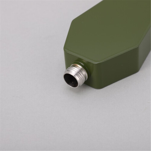 Contemporary 6 Sided Design Liquor Storage Bottle-Green 2