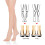 Adjustable 3-Layer Height Increase Insoles, Adjustable XO-Style Legs for Leg Length Discrepancy-L 6