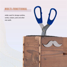 Portautensili da Parrucchiere nel Legno Porta Forbici da Parrucchiere Porta Forbici da Taglio per Capelli Contenitore Portaoggetti Porta Attrezzi da