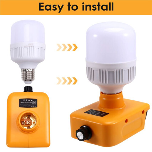 For  18V 20V Battery LED Work Light Flashlight Spotlight Outdoor Emergency Tool Light 1