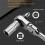 2 in 1 Round Handle Ratchet Wrench 1/4 Double Ended 72 Teeth Quick Spanner Tool Screwdriver Socket Bit DIY Repair Tool 3