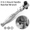 2 in 1 Round Handle Ratchet Wrench 1/4 Double Ended 72 Teeth Quick Spanner Tool Screwdriver Socket Bit DIY Repair Tool 4