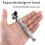 2 in 1 Round Handle Ratchet Wrench 1/4 Double Ended 72 Teeth Quick Spanner Tool Screwdriver Socket Bit DIY Repair Tool 5