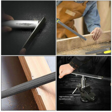 19Pcs Metal Steel File Grinding Tool with Flat File, Semi-Circular File, Circular File, Triangular File and Needle File.