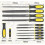 19Pcs Metal Steel File Grinding Tool with Flat File, Semi-Circular File, Circular File, Triangular File and Needle File. 6