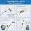 Refrigerator Lock Combination 2 Pack Refrigerator Lock for Children Adhesive Freezer Lock Child Safe Refrigerator Lock 3