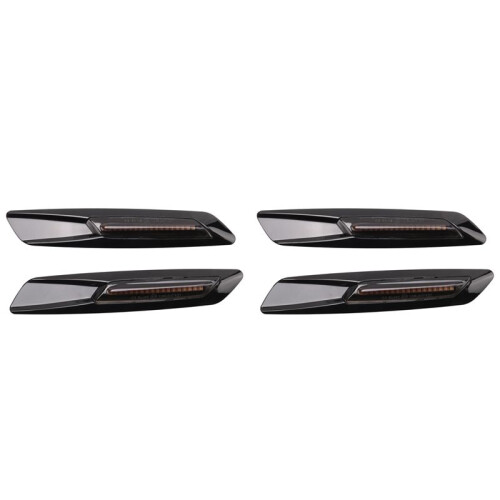 4Pcs Cat Turn Signal Light LED Car Dynamic Side  Blinker Light Signal Lamp for  E60 E61 E81 E82 E88 E90 E91 E92