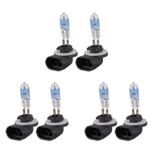 6pcs 881 100W 12V Super White Halogen Fog Light Bulb for Auto Car