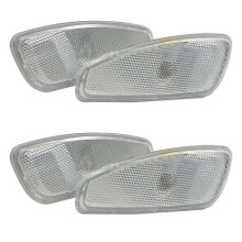 2X Indicatore di Direzione di Riflessione Laterale 'Automobile Indicatore di Direzione Anteriore Indicatore di Direzione Anteriore per