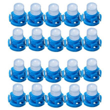 20Pcs Car Dash Instrument Base Light Lamp T4.2 COB Car Wedge Dashboard Bulb DC12V Lamp