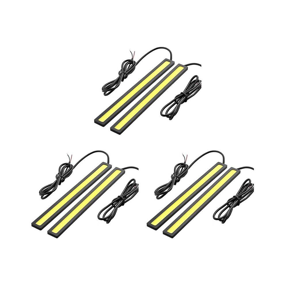 6 X Waterproof Super Bright Car Drl Fog Driving Lamps Cob Led Light/White 6033692515273