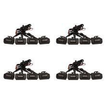 16PCS LED Front Grill Lights for  Tacoma Raptor TRD Off Road Sport 2020 2021 External Grill Lamp, White Light