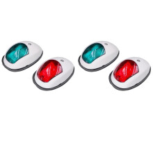 2X Navigation Light LED Boat Side Light Signal Light Signal Warning Light Yacht Light White