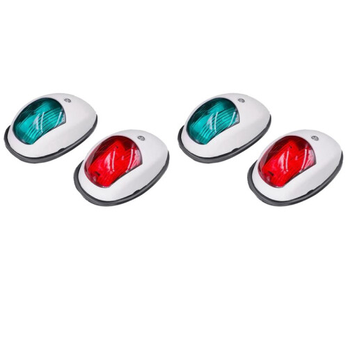 2X Navigation Light LED Boat Side Light Signal Light Signal Warning Light Yacht Light White