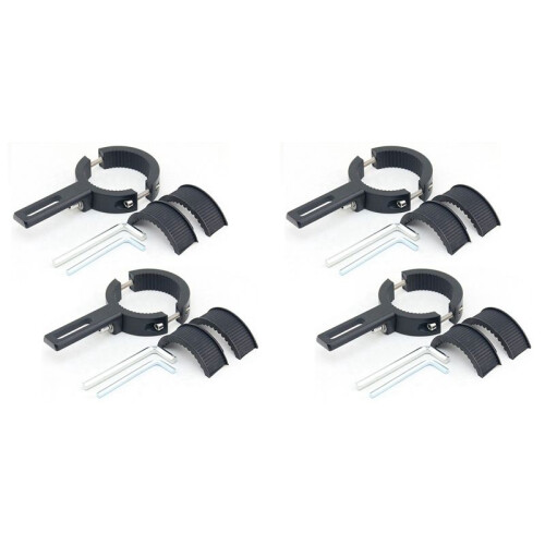 4Pcs Adjustable Motorcycle Headlight Holder Motorcycle Light Bracket Universal Headlight Spotlight Mount Bracket 38-60MM