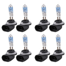 8pcs 881 100W 12V Super White Halogen Fog Light Bulb for Auto Car
