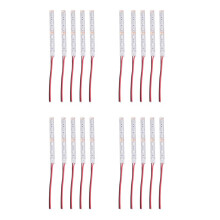 20Pcs 10Cm Waterproof Red 5050 Led Strip Lights  12V Caravan Boat Car