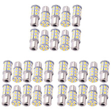 30X Branco Quente 27 SMD LED 1156 1141 1003 RV Trailer Trailer de Lâmpadas Interiores