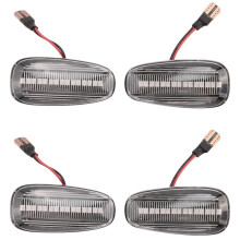 4Pcs Car Side Light LED Turn Signal Indicator Lamp for Zafira A 99-05 Astra G 98-09 White