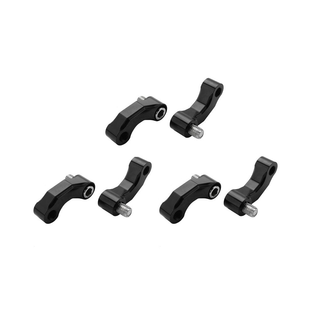 6X Mirror Riser Extension Bracket Adapter For R1200gs Lc/Adv 13-18 R Ninet/R1200r Premium Cnc Aluminum Alloy Black 6031255069324