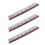 3X Red LED Brake Light 3RD High-Position Auto Stop Lamp Tail Light For- A4 B7 2005-2008 8E9945097B 1