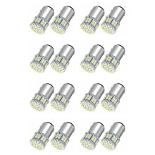 16Pcs 6000K White 1157 50SMD Tail Brake LED Lights Bulb BAY15D 12V
