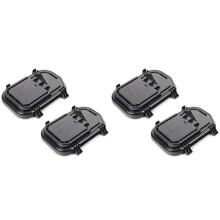2 Paire de Couvercle Anti-PoussièRe de Phare Couvercle ArrièRe Couvercle de Joint de Phare pour- A6 A6L C6 S6 2005-2011 4F0941158 4F0941159