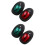 4X Navigation Light LED Boat Side Light Signal Light Signal Warning Light Yacht Light Black 1
