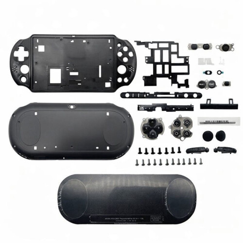 For PS Vita Slim PSV 2000 Console Replacement Housing Shell Case Cover Faceplate with Button Kit for Psvita2000 A 1