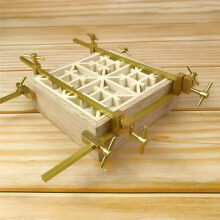 Woodworking Wood Clamp, Brass Parallel Clamp Fast Fixed Clip Auxiliary Fixture Splicing Board Positioning Panel 18cm