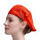 Compact Foldable Food Industry Cap Durable-Adjustableorange cl 1